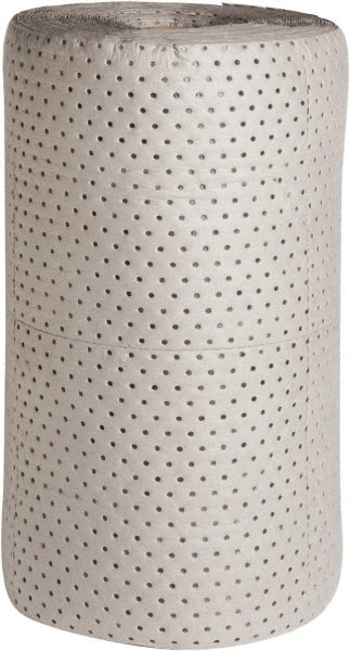 PRO-SAFE - 70 Gal Capacity per Package, Universal Roll - 150' Long x 30" Wide, Gray, Polypropylene - Exact Tooling