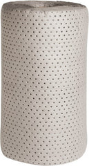 PRO-SAFE - 70 Gal Capacity per Package, Universal Roll - 150' Long x 30" Wide, Gray, Polypropylene - Exact Tooling