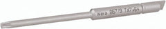 Wera - 4mm Drive, Torx Precision Screwdriver Bit - 2-1/2" OAL - Exact Tooling