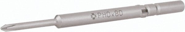 Wera - 5mm Drive #0 Point Precision Phillips Bit - Exact Tooling