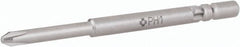 Wera - 4mm Drive #2 Point Precision Phillips Bit - Exact Tooling