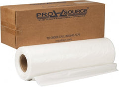 PRO-SOURCE - 1.8 mil Thick, Heavy-Duty Trash Bags - Hexene Resins, Roll Dispenser, 38" Wide x 63" High, Clear - Exact Tooling