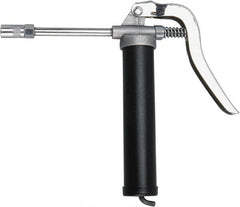 PRO-LUBE - 3,000 Max psi, Rigid Pistol Grease Gun - 3 oz Capacity, 1/8 Thread Outlet, 67 Strokes per oz, Cartridge Fill - Exact Tooling