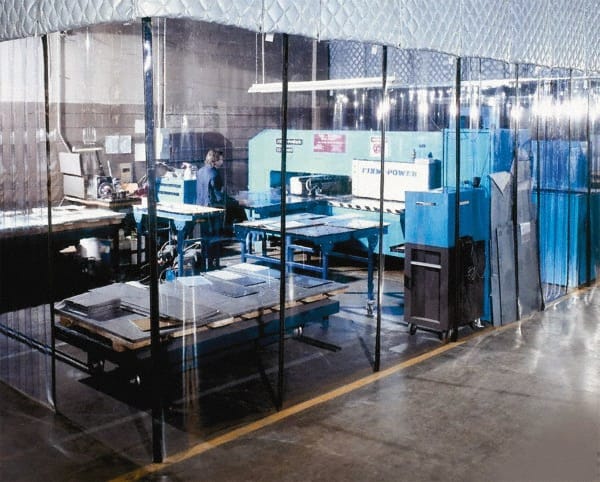 Singer Safety - 60' Long x 48" Wide x 0.12" Thick, PVC Roll - Reg. No. F51.1 Specification, Clear - Exact Tooling