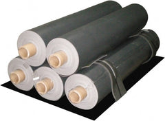 Singer Safety - 30' Long x 53" Wide x 0.11" Thick, Barium Sulfate Loaded Vinyl Roll - Federal Test Standard 191, Method 5903 Specification, Black - Exact Tooling