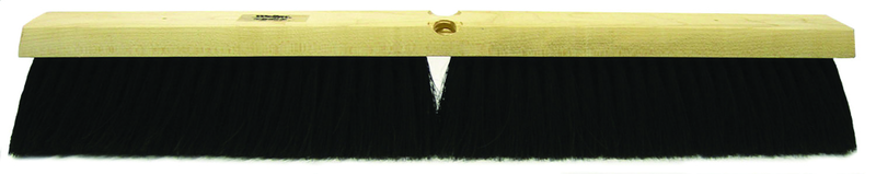 24" Black Tampico Coarse Sweeping - Broom Without Handle - Exact Tooling