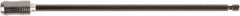Wiha - 1/4" Insert, Hex Drive Bit Adapter - Magnetic, Quick Release, 9" OAL - Exact Tooling