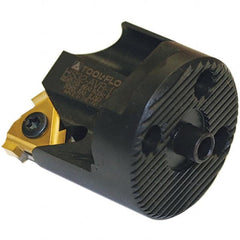 Tool-Flo - Insert Style 22NR, 32mm Head Length, Right Hand Cut, Modular Threading Cutting Unit Head - System Size HS40, 1.063" Center to Cutting Edge, Series Laydown - Exact Tooling