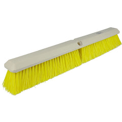 18″ - Yellow Medium Perma Sweep Broom Without Handle - Exact Tooling