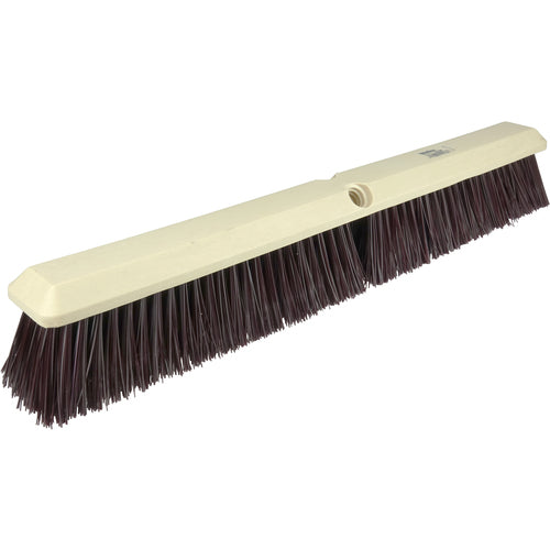 18″ - Maroon Heavy Perma Sweep Broom Without Handle - Exact Tooling