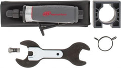Ingersoll-Rand - 1/4" Collet, Straight Handle, Straight Air Die Grinder - 25,000 RPM, Rear Exhaust, 25 CFM, 0.4 hp, 1/4" Inlet - Exact Tooling