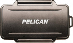 Pelican Products, Inc. - 4-51/64" Wide x 39/64" High, Memory Card Case - Black, Polycarbonate - Exact Tooling