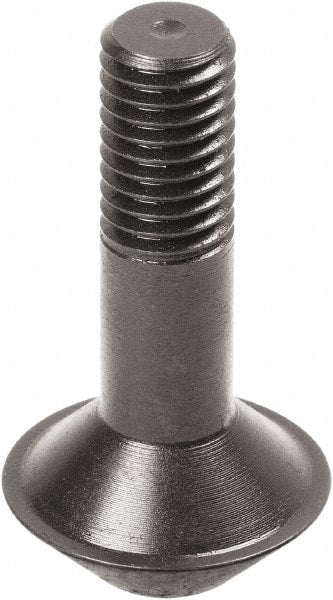 Jergens - M10, Steel, Uncoated, Shoulder Clamp Screw - Use with ZPS - Exact Tooling