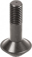 Jergens - M12, Steel, Uncoated, Shoulder Clamp Screw - Use with ZPS - Exact Tooling