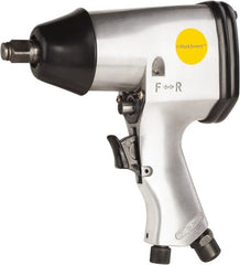 Value Collection - 1/2" Drive, 7,000 RPM, 25 to 200 Ft/Lb Torque Impact Wrench - Pistol Grip Handle, 600 IPM, 4 CFM, 90 psi, 1/4" NPT Inlet - Exact Tooling