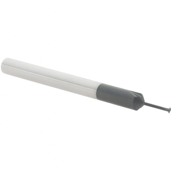 Value Collection - 0 TPI, Internal/External Single Profile Thread Mill - 1/8" Shank Diam, 2 Flute, 3/16" Neck Length, Diamond Finish - Exact Tooling