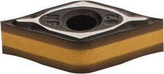 Iscar - DNMG330 NF Grade IC8150 Carbide Turning Insert - TiCN/Al2O3 Finish, 55° Diamond, 3/8" Inscr Circle, 3/16" Thick, 0.008" Corner Radius - Exact Tooling
