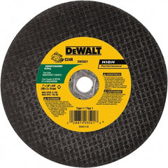 DeWALT - 7" 24 Grit Silicon Carbide Cutoff Wheel - 1/8" Thick, 5/8" Arbor, 8,700 Max RPM, Use with Angle Grinders - Exact Tooling