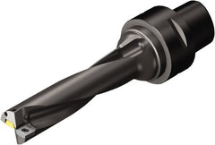 Sandvik Coromant - 84mm Max Drill Depth, 4xD, 21mm Diam, Indexable Insert Drill - C4 Coromant Shank - Exact Tooling