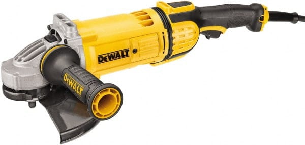 DeWALT - 9" Wheel Diam, 6,500 RPM, Corded Angle & Disc Grinder - 5/8-11 Spindle, 120 Volts - Exact Tooling