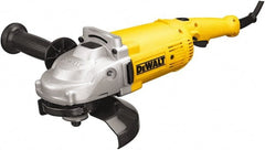 DeWALT - 7" Wheel Diam, 8,500 RPM, Corded Angle & Disc Grinder - 5/8-11 Spindle, 120 Volts - Exact Tooling