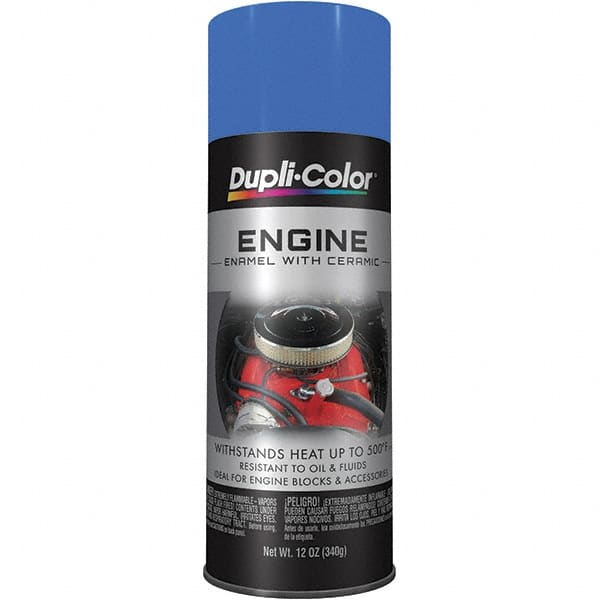 Krylon - 12 oz Ford Blue Automotive Heat Resistant Paint - High Gloss Finish, Comes in Aerosol Can - Exact Tooling