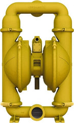 Versa-Matic - 3" NPT, Air Operated Diaphragm Pump - Santoprene Diaphragm, Aluminum Housing - Exact Tooling