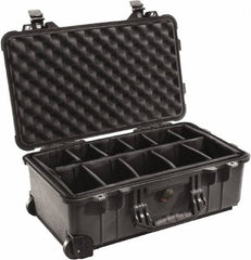 Pelican Products, Inc. - 13-13/16" Wide x 9" High, Clamshell Hard Case - Black, Polyethylene - Exact Tooling