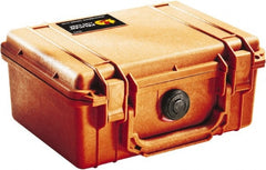 Pelican Products, Inc. - 7-51/64" Wide x 4-19/64" High, Clamshell Hard Case - Orange, Polyethylene - Exact Tooling
