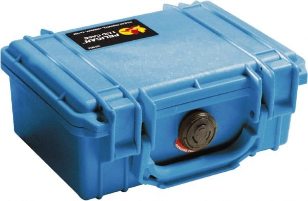 Pelican Products, Inc. - 6-49/64" Wide x 3-7/8" High, Clamshell Hard Case - Blue, Polyethylene - Exact Tooling