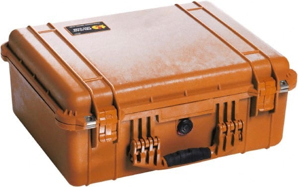 Pelican Products, Inc. - 17-13/64" Wide x 8-13/32" High, Clamshell Hard Case - Orange, Polyethylene - Exact Tooling