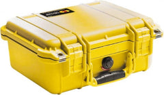 Pelican Products, Inc. - 11-5/8" Wide x 6" High, Clamshell Hard Case - Yellow, Polyethylene - Exact Tooling