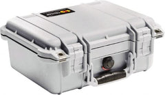 Pelican Products, Inc. - 11-5/8" Wide x 6" High, Clamshell Hard Case - Silver, Polyethylene - Exact Tooling