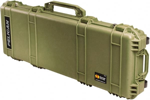 Pelican Products, Inc. - 16" Wide x 6-1/8" High, Long Gun Case - Olive, Polyethylene - Exact Tooling