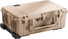 Pelican Products, Inc. - 20-15/32" Wide x 12-29/64" High, Clamshell Hard Case - Tan, Polyethylene - Exact Tooling