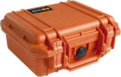 Pelican Products, Inc. - 9-11/16" Wide x 4-7/8" High, Clamshell Hard Case - Orange, Polyethylene - Exact Tooling