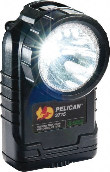 Pelican Products, Inc. - White LED Bulb, 233 Lumens, Right Angle Flashlight - Black Plastic Body, 4 AA Alkaline Batteries Not Included - Exact Tooling