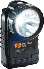 Pelican Products, Inc. - White LED Bulb, 233 Lumens, Right Angle Flashlight - Black Plastic Body, 4 AA Alkaline Batteries Not Included - Exact Tooling