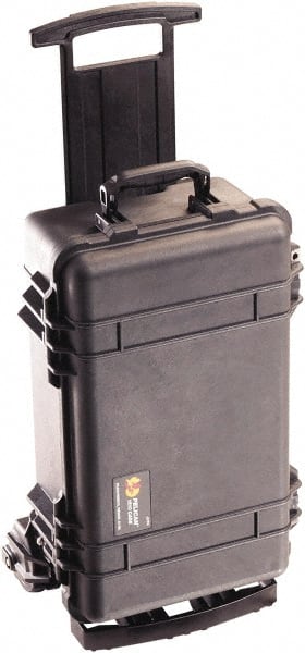 Pelican Products, Inc. - 14-1/2" Wide x 24-1/4" High, Clamshell Hard Case - Black, Polypropylene - Exact Tooling