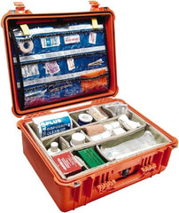 Pelican Products, Inc. - 17-13/64" Wide x 8-13/32" High, Clamshell Hard Case - Orange, Polypropylene - Exact Tooling
