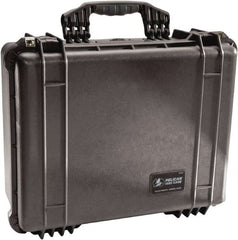 Pelican Products, Inc. - 17-13/64" Wide x 8-13/32" High, Clamshell Hard Case - Black, Polypropylene - Exact Tooling