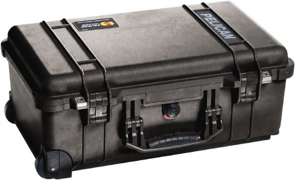 Pelican Products, Inc. - 13-13/16" Wide x 9" High, Clamshell Hard Case - Black, Polypropylene - Exact Tooling