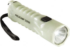 Pelican Products, Inc. - White LED Bulb, 376 Lumens, Industrial/Tactical Flashlight - Yellow Plastic Body, 3 AA Alkaline Batteries Included - Exact Tooling