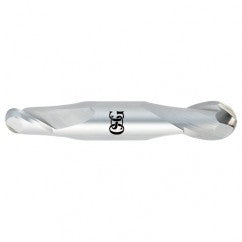 5/16" Dia. - 2-1/2" OAL - Bright CBD - Double - Ball Nose SE EM - 2 FL - Exact Tooling