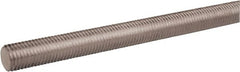 Made in USA - #3-48 UNC (Coarse), 2' Long, Stainless Steel General Purpose Threaded Rod - Uncoated, Right Hand Thread - Exact Tooling