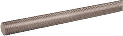 Made in USA - 7/8-9 UNC (Coarse), 6' Long, Stainless Steel General Purpose Threaded Rod - Uncoated, Right Hand Thread - Exact Tooling