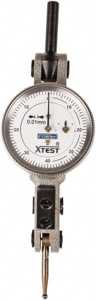 Fowler - Dial Test Indicators Maximum Measurement (mm): 1.60 Dial Graduation (mm): 0.0100 - Exact Tooling