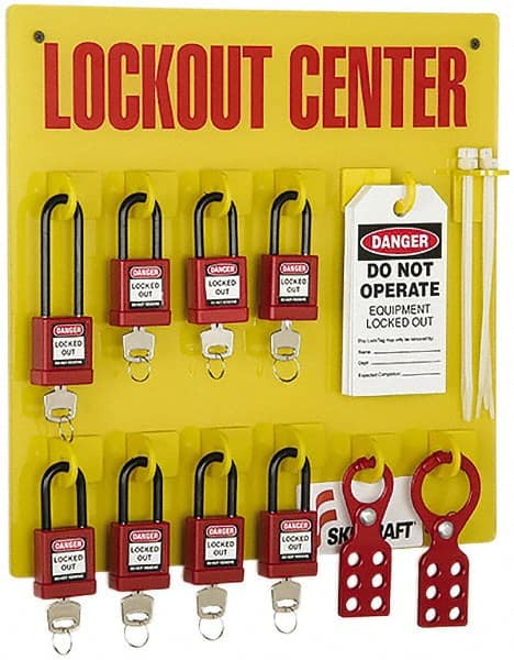 Ability One - Equipped Lockout Device & Tag Station - Exact Tooling