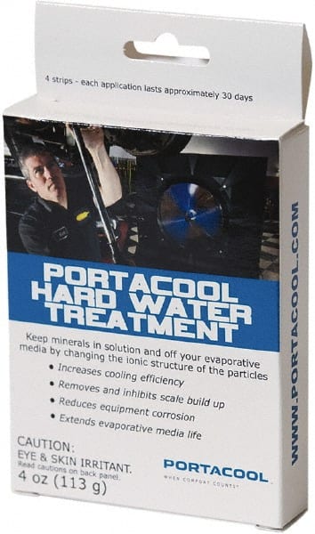 PortaCool - 4 x30 Day, Evaporative Cooler Mineral Treatment - 5-1/2" Long x 3/4" Wide x 3-3/4" High, For Use with All Portacool Units - Exact Tooling