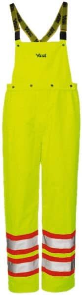 Viking - Size S, High Visibility Yellow, Rain, Wind Resistant Bib Overall - No Pockets - Exact Tooling